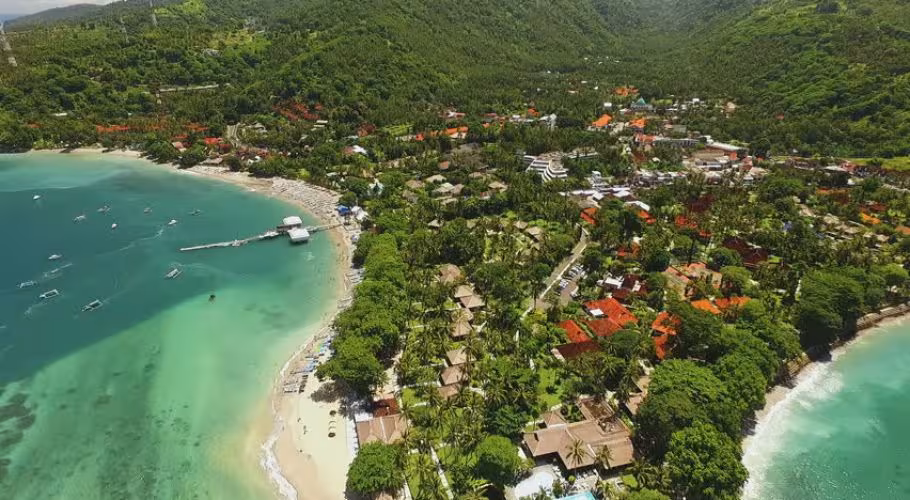 Senggigi Center Senggigi Aerial View